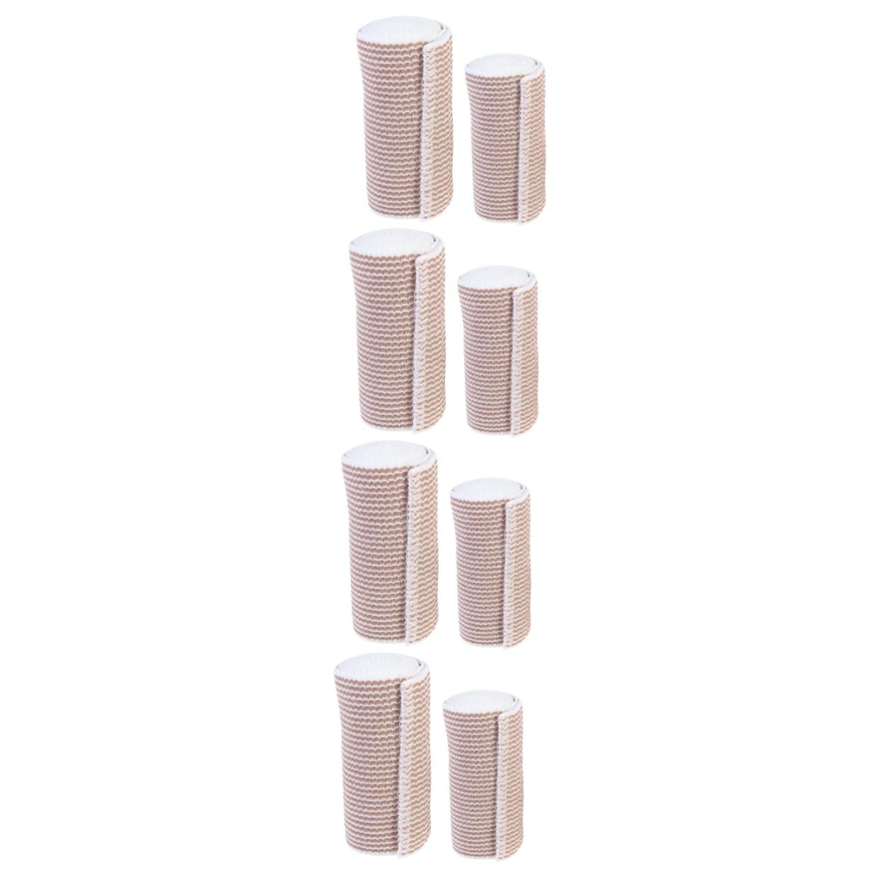 8rolls Self Adhesive Elastic Bandages Athletic Wraps for Sports Breathable Compression Tape for Ankle Wrist Support Easy to