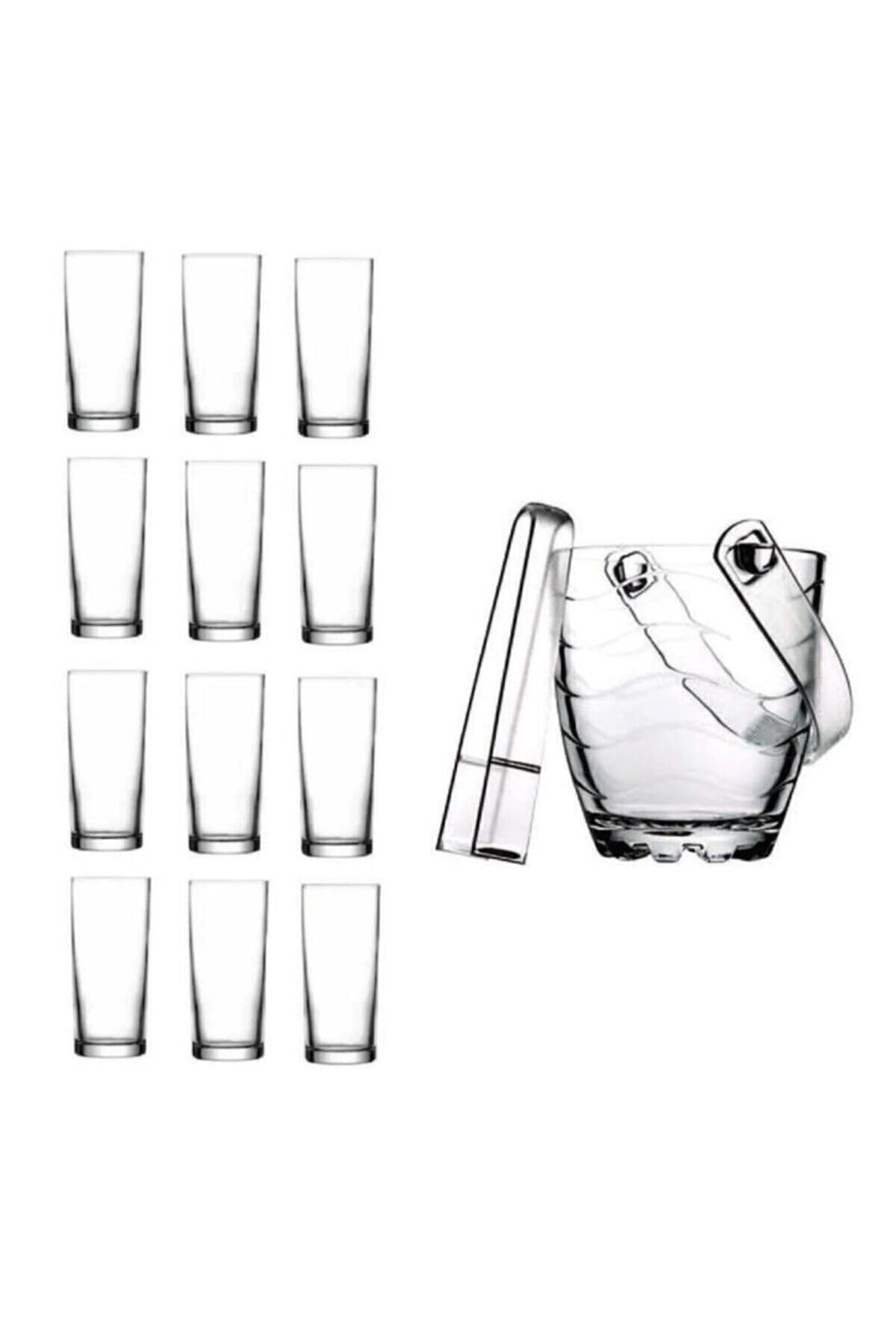 Pasabahce Rakı Bardak Ve 14 Prç. Rakı Bardağı Ve Buz Kovası Seti 1785618004000