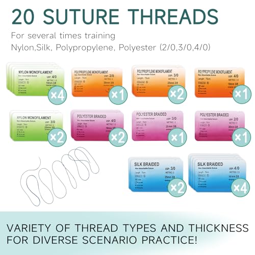 Topexer FHTJ-20 Suture Practice Kit For Medical Students thumb #4