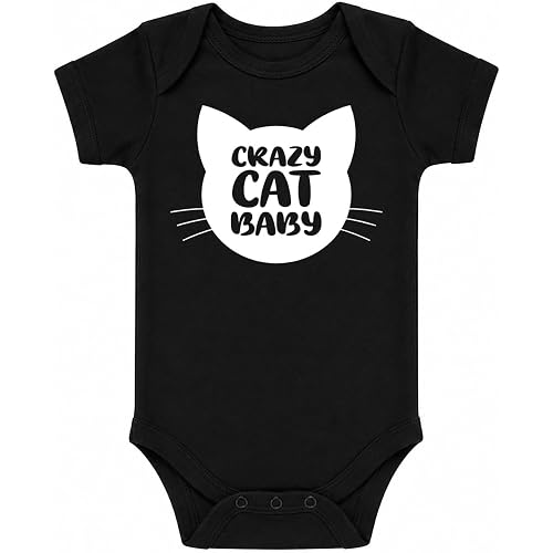 CBTwear Crazy Cat Baby Cute Bodysuit Funny Infant Outfit
