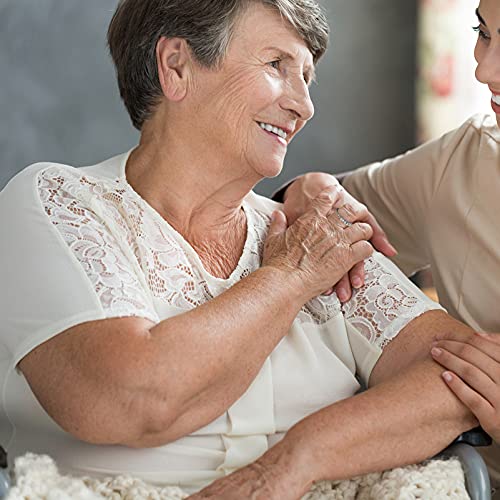 NUOBESTY Anel Fidget Ansiedade Ajustável com Miçangas, Anel Giratório, Anel de Meditação para Alivia