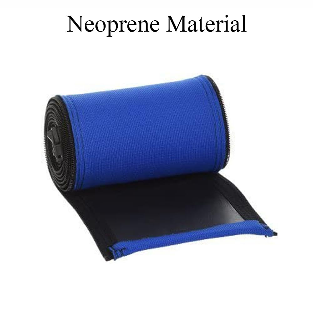 Cubierta para barandilla de piscina de 300 cm, cubierta de neopreno antideslizante resistente con cremalleras para escalones de escalera