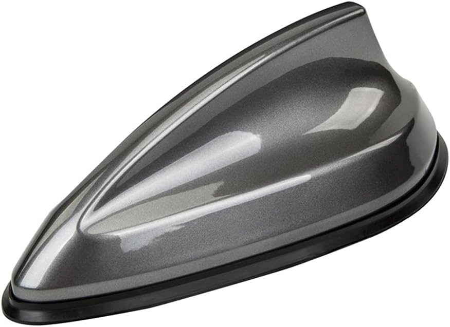 車のシャークフィンアンテナ 車のfm グレー ストア 無線信号アンテナルーフアンテナ屋根の空気