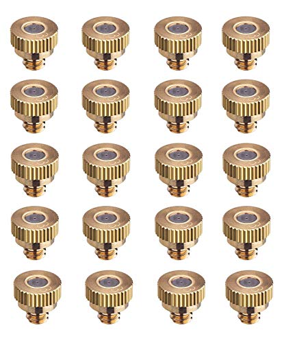 Superfog SF190 messing sproeiers mistmondstuk goud