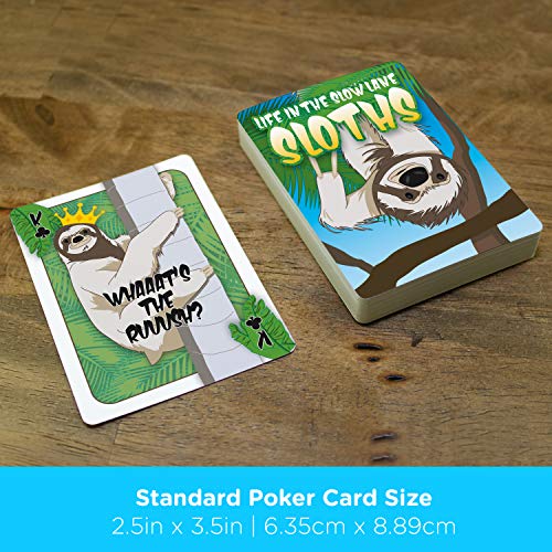 Baraja de Cartas Aquarius con Diseño de Perezoso miniatura 5