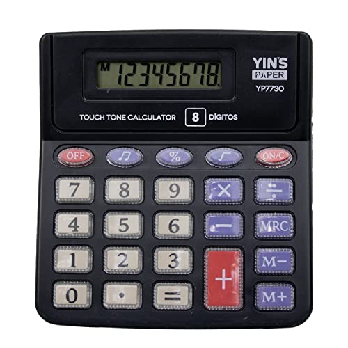 Calculadora De Mesa Eletrônica 8 Dígitos Visor de LCD