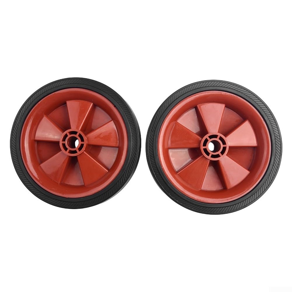 2Pcs Air Compressor Wheel Replacement Easy to Install Versatile Usage Absorption Non-Slip 5-6Inch Shockproof(5inch)