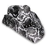 SWAMP HATZ Snakeskin Straw Cowboy Hat for Men and Women - Hand-Painted - Perfect for Gifts, Parties, Festivals, and Outdoors (White)