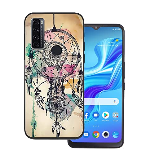 Tznzxm for Alcatel TCL 4X 5G Back Case, Alcatel TCL A4X 5G Case, Dreamcatcher Painting Design Flexible TPU Scratch Resistant Non-Slip Protective Bumper Slim Phone Case for Alcatel TCL 4X 5G (T601DL)