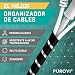 Purovi® Organizador de Cables en Espiral | Longitud 10 m | Tubo...