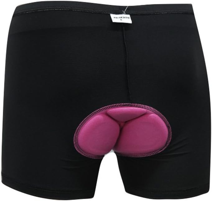 3D Padded Cycling Underwear Shorts - Breathable Quick Dry Bike Pants - Lightweight Bicycle Undershorts - Women