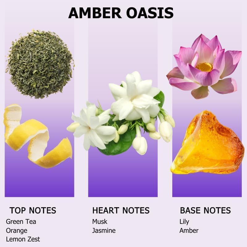 AROMELY Peaceful Scented Diffuser Oil Blend | Signature Aroma Scent | Luxurious Fragrance with Notes of Pineapple, Green Leaves, Oranges, Papaya, Lemon, Cardamom, Amber and Musk 20 ml. - Image 2