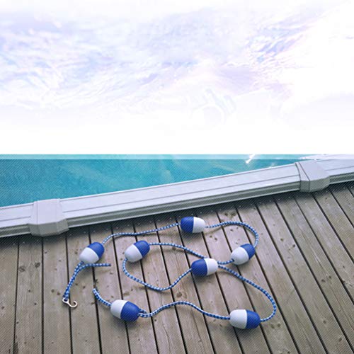 Cabilock 1pc Pool Safety Rope Pool Rope Floats Waterbut Kit Pool Deep End Divider Pool Float Line Floating Rope Line Pool Maintenance Kits Pool Safety Divider Rope Swimming Pool