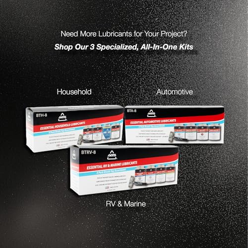 Image of AGS Automotive Solutions Silicone-Based Brake Lubricant - Eliminate Squeals and Enhance Performance with Brush Top Can Application, Long-Lasting, 8oz - Excellent for Complete Brake Assembly Tasks