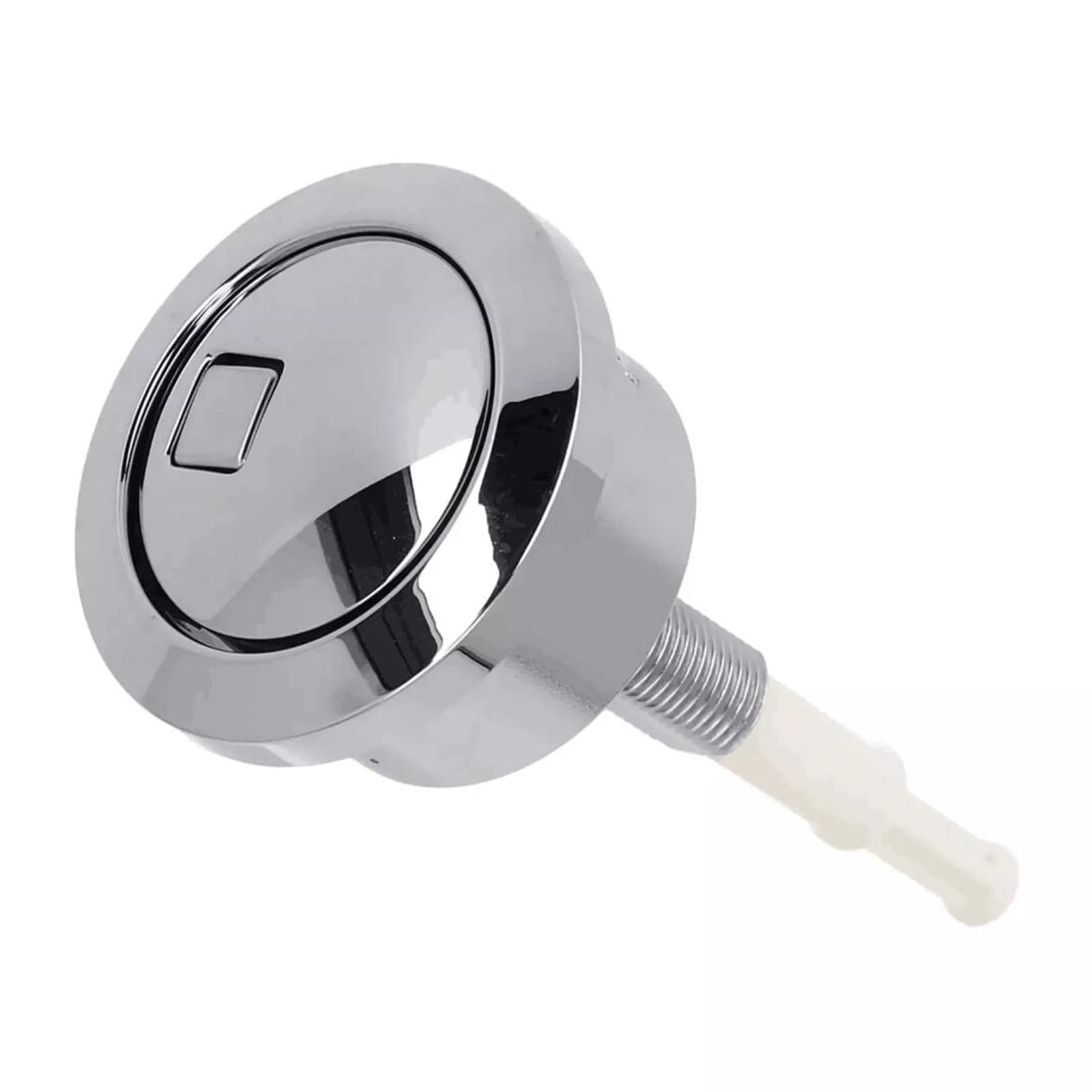 BODYA Water Tank Drain Button Dual Flush Cistern Push Button for Geberit Chrome Finish Bathroom Toilet Accessories Silver