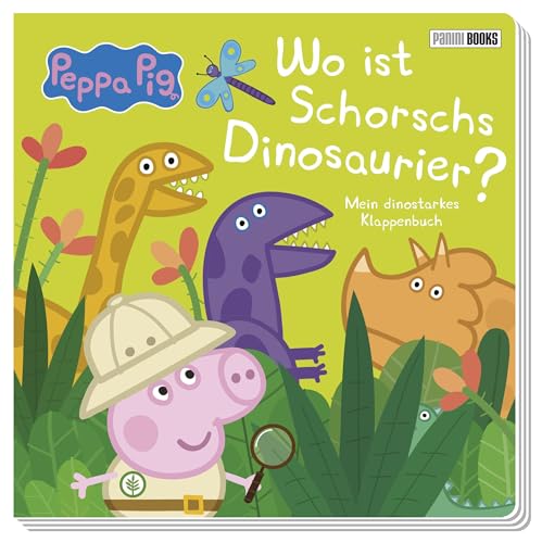 El mejor review de Dinosaurio George pig del mes. 33 Peppa Pig: Wo ist Schorschs Dinosaurier? - Mein dinostarkes Klappenbuch: Pappbilderbuch mit Klappen