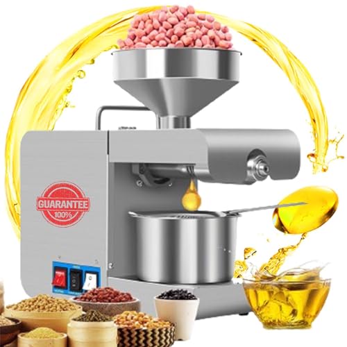 Máquina De Prensagem Automática De óleo De 820 W, Moedor Comercial De óleo De Sementes De Nozes, Aqu