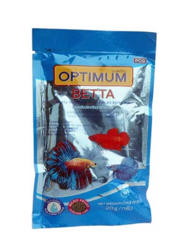 TAH Optimum Betta Fish Food | Premium Nutritional Formula | 20g Pack of 3 | Ideal for Betta Fish Health and Vibrant Colors |Ingredients for Optimal Growth and Energy (B0BTQ124W9) Amazon Price History, Amazon Price Tracker