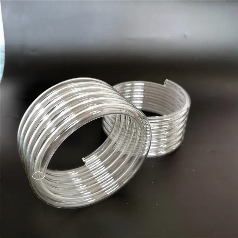 Tubo de cuarzo helicoidal transparente de alta precisión científica 8