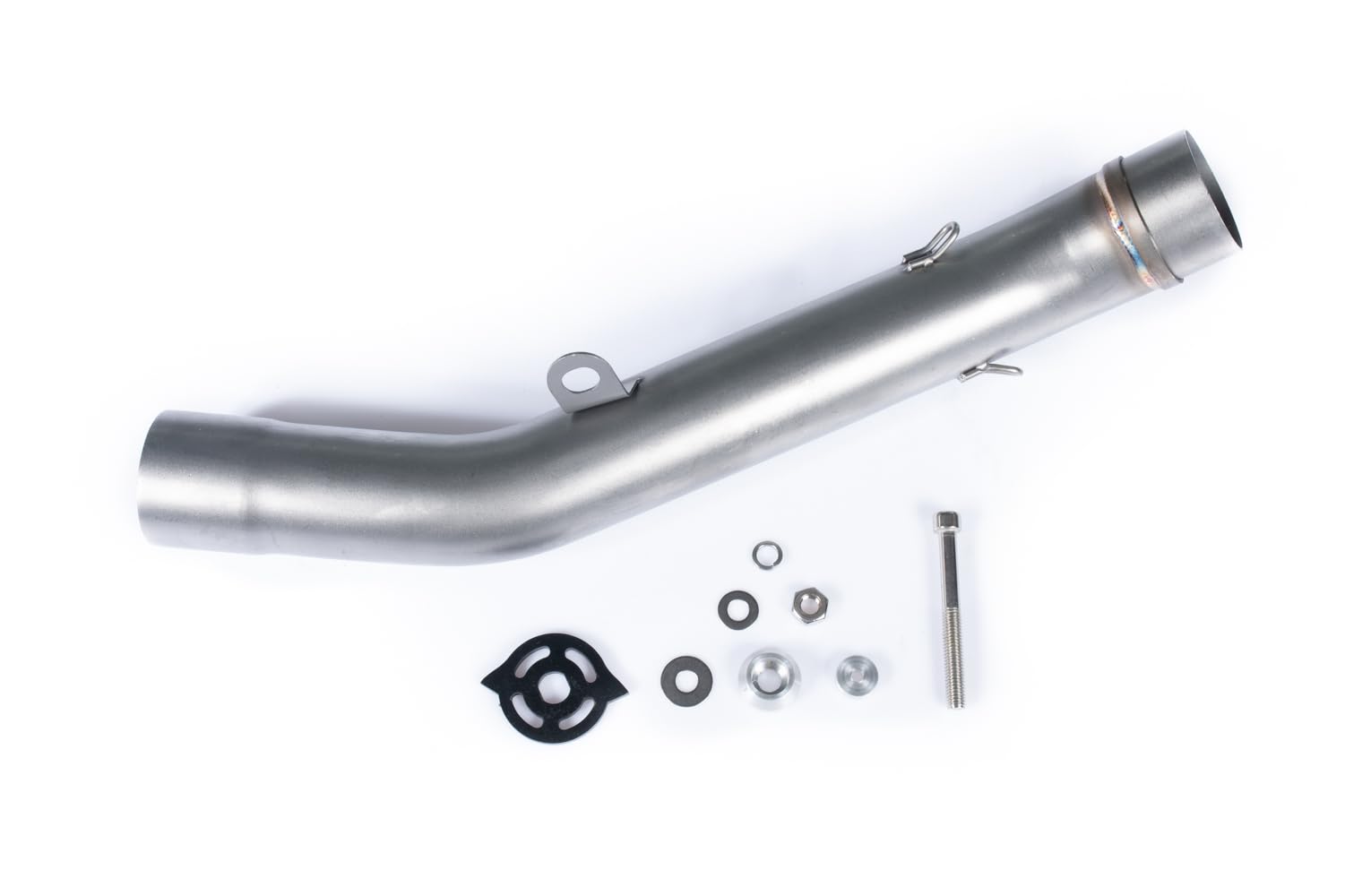 avdb-moto Exhaust Connection Tube 51mm compatible with KAWASAKI ZX10R 2008-2010, ZX10R ZX-10R 2011-2013, ZX10R ZX-10R 2014-2015, ZX10R / RR 2016-2020, ZX10R Performance 16-20 Mid Pipe Decatalyst