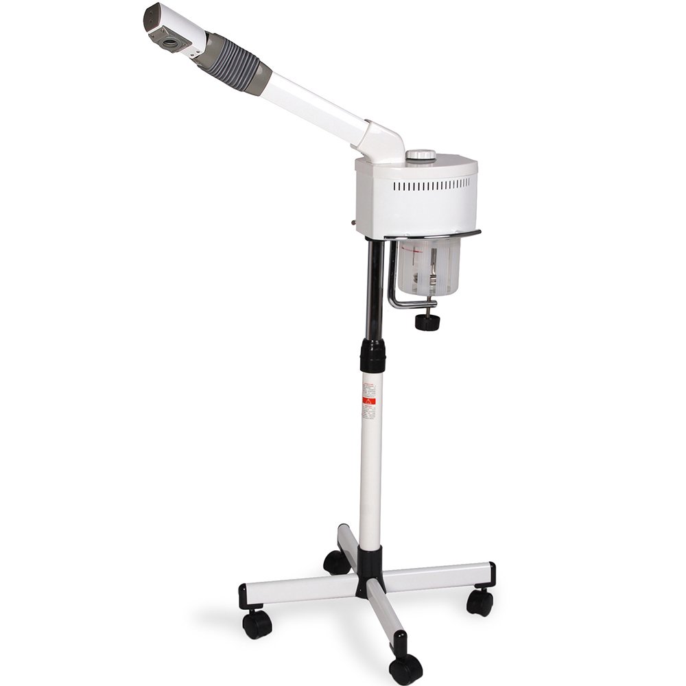 Medeo 920273e Fußpflegekabine Bedampfer Lupenlampe Arbeitsstuhl Beistelltisch weiß