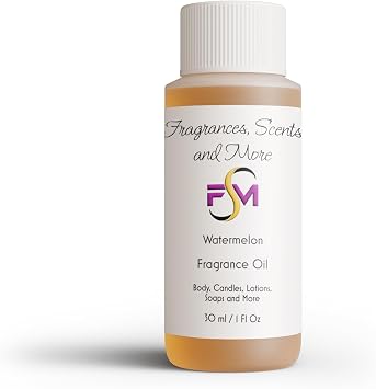 Watermelon Fragrance Oil - 1 Fl Oz Plastic Bottle 30ml - Pack of 1