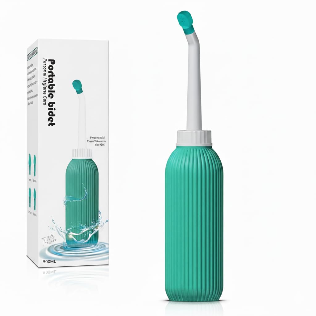 Retractable Portable Handheld Bidet Spray Bottle for Travel & Home, Anti-Slip Comfort Grip Personal Hygiene Washer, Manual Toilet Cleanser for Men Women Kids – Easy Squeeze Design (Multicolor)-image-27