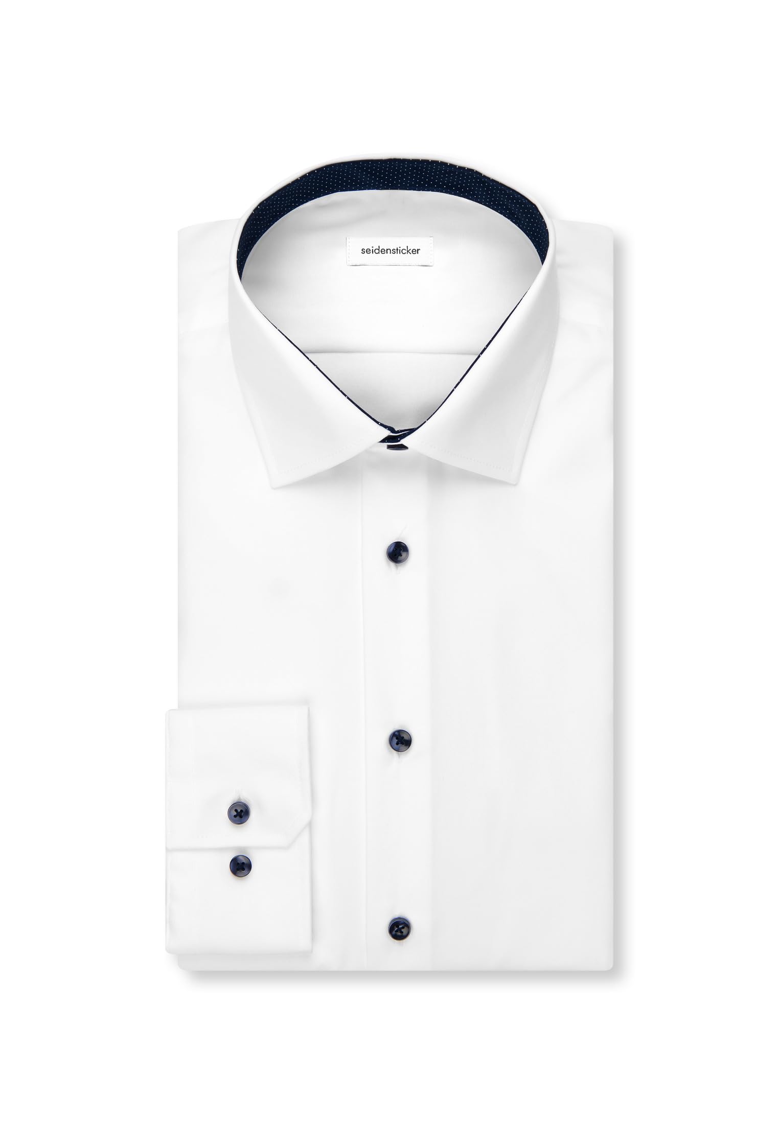 Seidensticker Camicia Business da Uomo - vestibilità Sagomata - No Stiro - Collo Kent - Manica Lunga - 100% Cotone