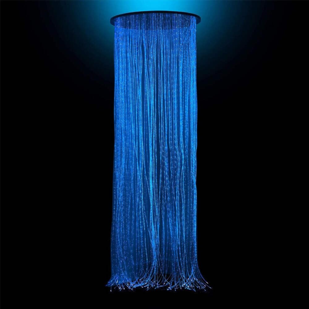 Playlearn Ltd Blue Sensory Fibre Optic Curtain Ring Including Fibres And Light Source