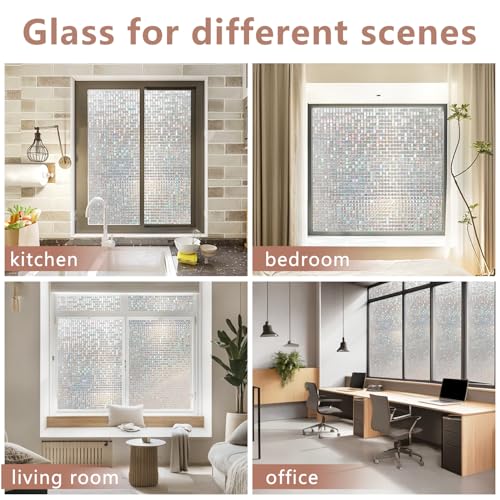 Vinilo Decorativo 3D Para Ventanas Efecto Vitrales miniatura 4