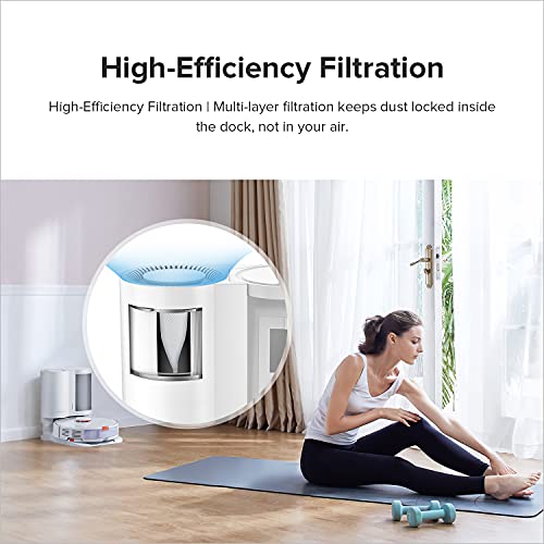 Image of roborock Auto-Empty Dock, Automatic Dust Collection, 3L Bag Holds up to 60 Days of Dust, App-Controlled, Suitable S7, S7 MaxV Robot Vacuum, White