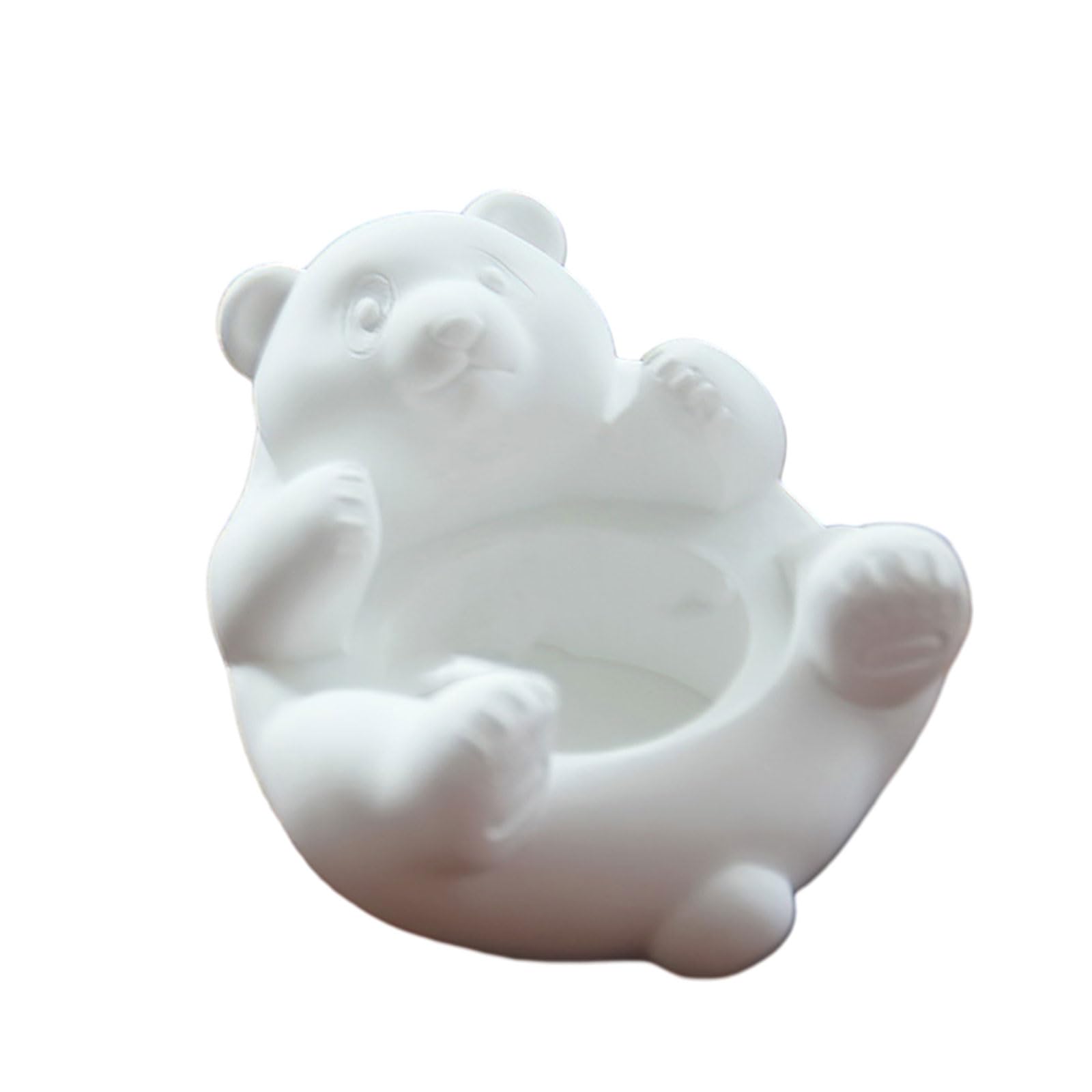 Jazuaiao B Tealight Candlestick 3D Panda Holder Gypsum Room Decoration And Thoughtful