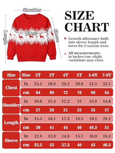 Resinta Toddler Boys Christmas Sweatshirts Boys Xmas Clothing Kids Long Sleeve Cotton Pullover Tops for Holiday Party2