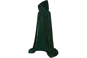 ALIZIWAY Green Velvet Cloak