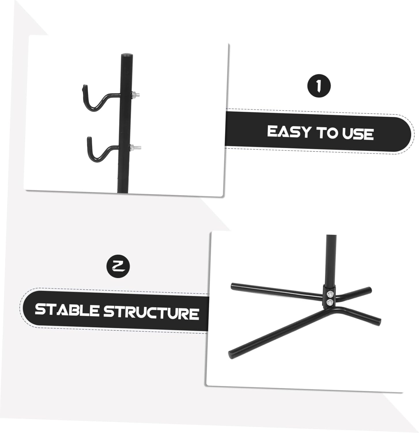 YARNOW Adjustable Vertical Bike Repair Stand for Road and Mountain Bikes Portable Bicycle Support Non-Slip Base for Home Garage Storage and Maintenance