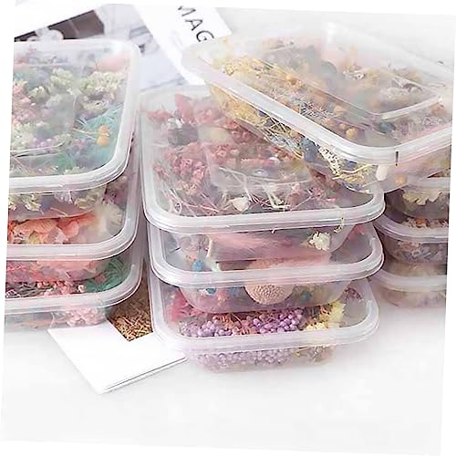 IMIKEYA 6 Caixas Flores secas de aromaterapia flor faça você mesmo flor prensada faça você mesmo dec