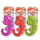 ASPCA Crinkle Chameleon Dog Toy – Squeaky, Stuffing-Free Plush with Crinkle Body for Interactive Play, Durable & Mess-Free Fun
