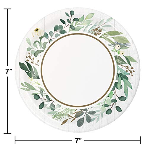 Creative Converting Eucalyptus Dessert Plates, 24 Ct #TOP1
