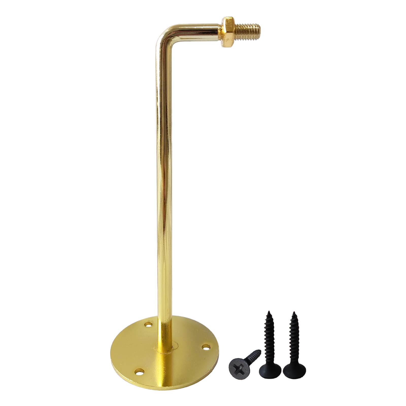 CHADWICK Wall Mount Stand for Mannequin Head, Wig Head Holder, Black Metal Rack, Wall Mounted Bracket, Hanging Wig Stand Accessories