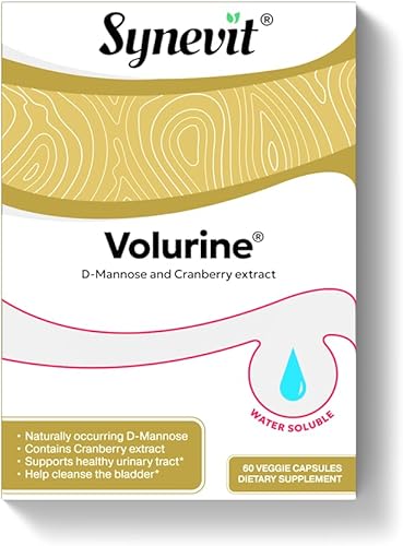 Volurine D-Mannosa & Cranberry Complex para la salud del tracto urinario  30 Cápsulas
