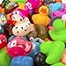 Kangaroo Bulk Assorted Rubber Ducks for Jeep Owners and Toddler Party Favors - Mini Ducks in Bulk Ideal for Rubber Ducking
