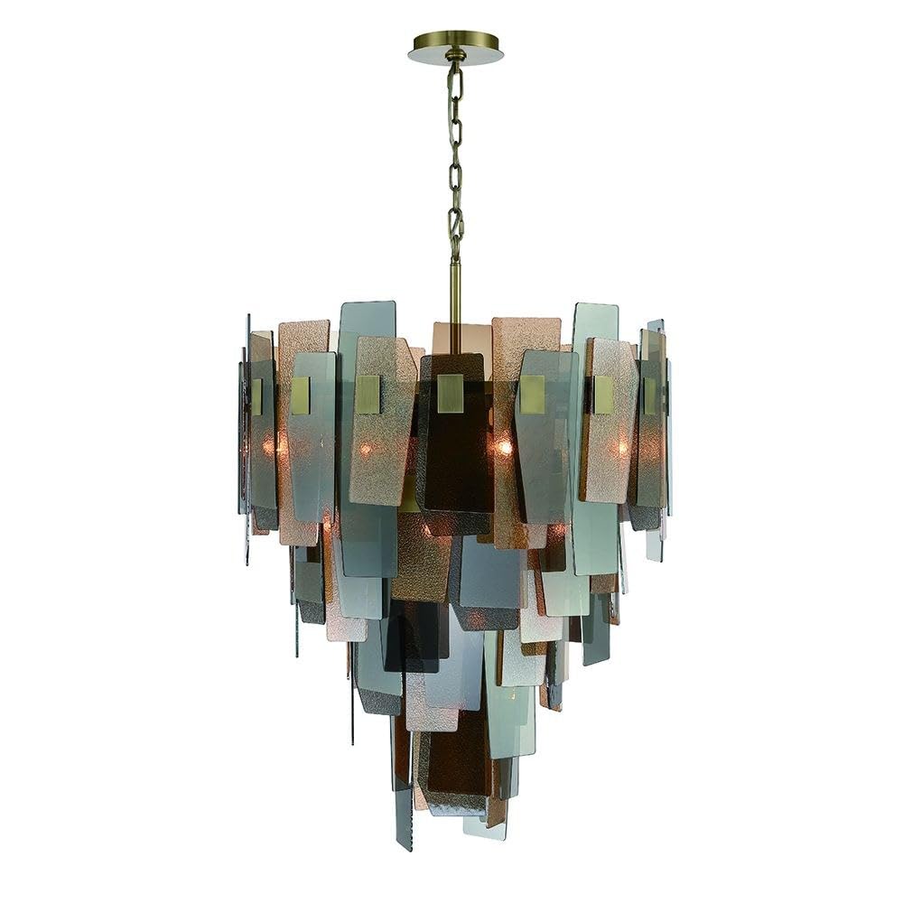 Eurofase Cocolina 19 Light Large Chandelier with Bronze Finish
