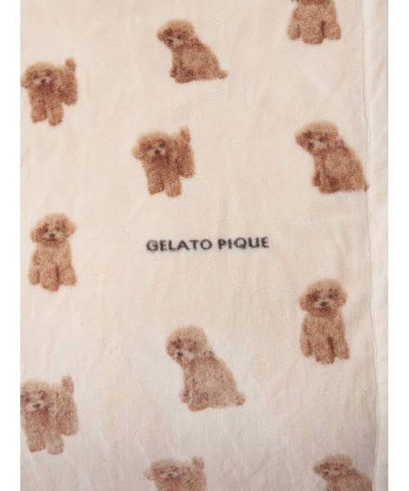 正規品♡ジェラートピケ Sleep DOGプリント毛布 トイプードル 布団 Amazon｜ジェラートピケ Sleep DOGプリント毛布 トイプードル