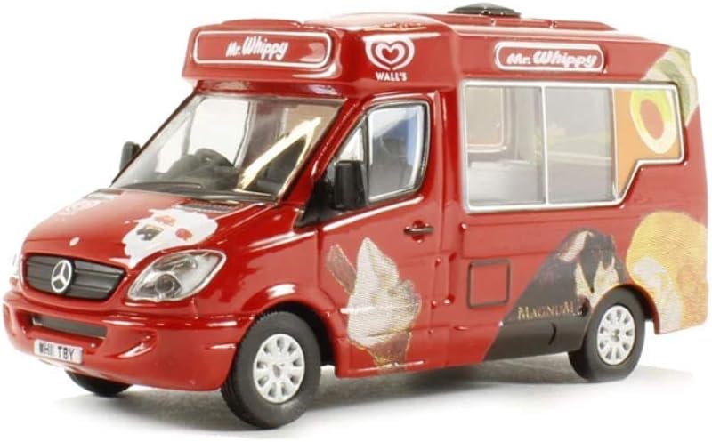 Oxford Diecast 1:76 Walls Ice Cream Whitby Mondial Ice Cream Van Collectable model 76WM001