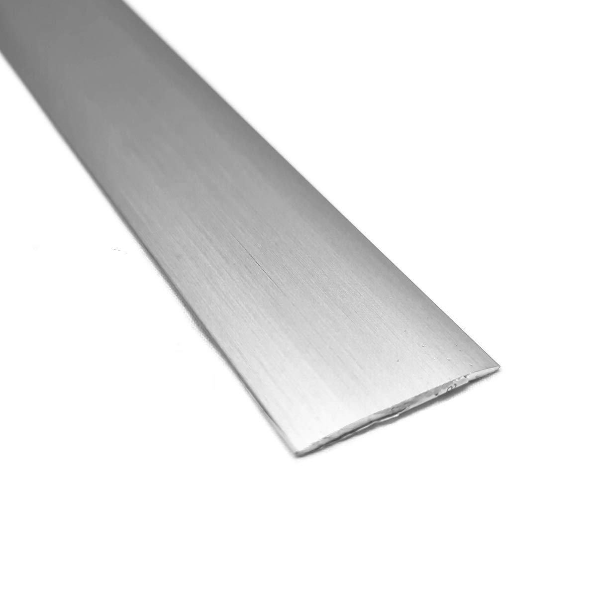 Home Supplies Direct Matt Steel Effect Aluminium Motion Cover Strip Threshold Floor Edging 900Mm (Flat (40Mm))