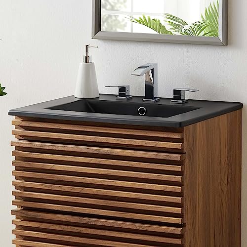Modway EEI-5069-BLK Cayman 24" Bathroom Sink, Black by Modway - Image 5