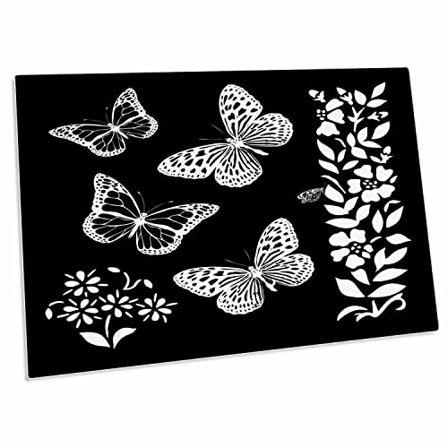 3dRose Beautiful Butterflies Desk Pad 23x16 in miniatura 1