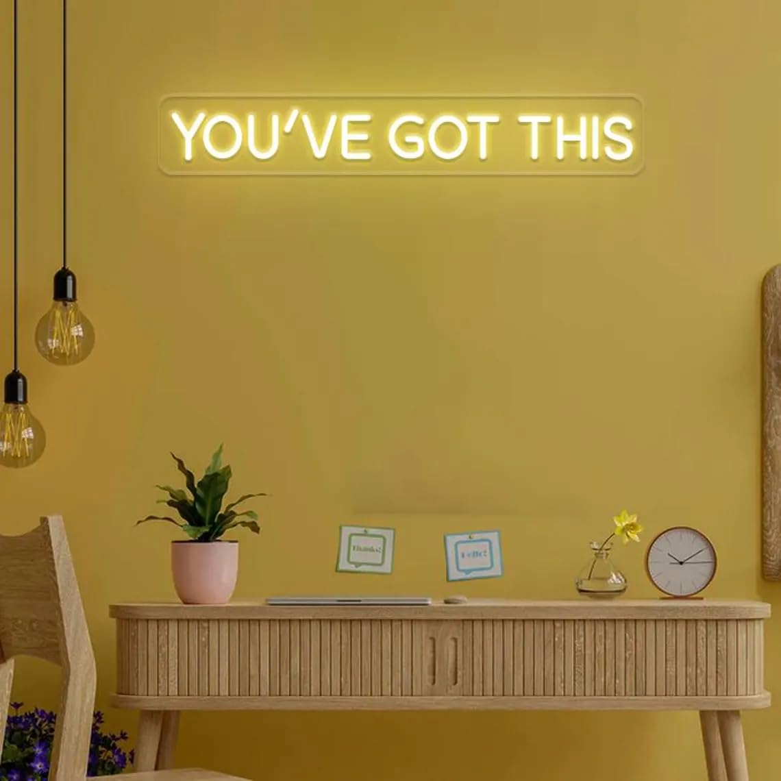You’ve Got This Neon Sign,Motivational Quotes Decor,Inspirational Wall Light,Motivational LED Sign,Office Quote Wall Decor,Dorm Wall Light