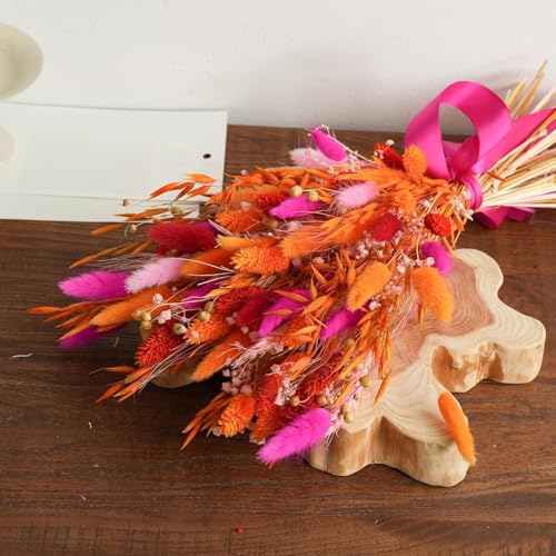 Ramo de flores secas boho para jarrón 17" miniatura 3