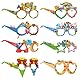FangBoJie 8 Stück Einschulung Deko, Deko Einschulung Junge Mädchen 2025, Schulkind Brille, Buchstaben 123-Brille Set, Schuleinführung Schulanfang Einschulung Deko, Einschulungsdeko Papier Partybrille